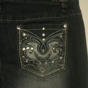 Earl Bling Cropped Jeans Size 6 P